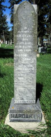 Morley Edson Hardaker - gravestone  (255 KB)
 
(Click on Picture to View Full Size)