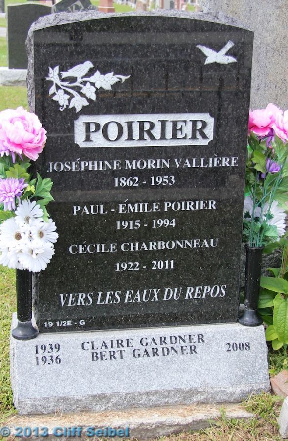 Cécile CHARBONNEAU Ancestors of Wayne Bower and Laurie McBurmey